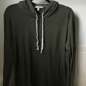 Olive green stylish hoodie